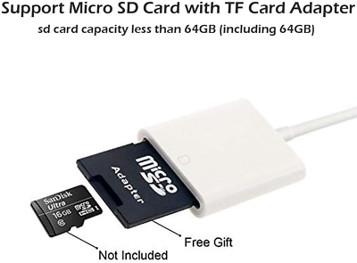 Apple Sd Card Reader, Cureader Sd Iphone Adapter, Iphone Camera Connector, Game - Fresh Stock Dated February 2026