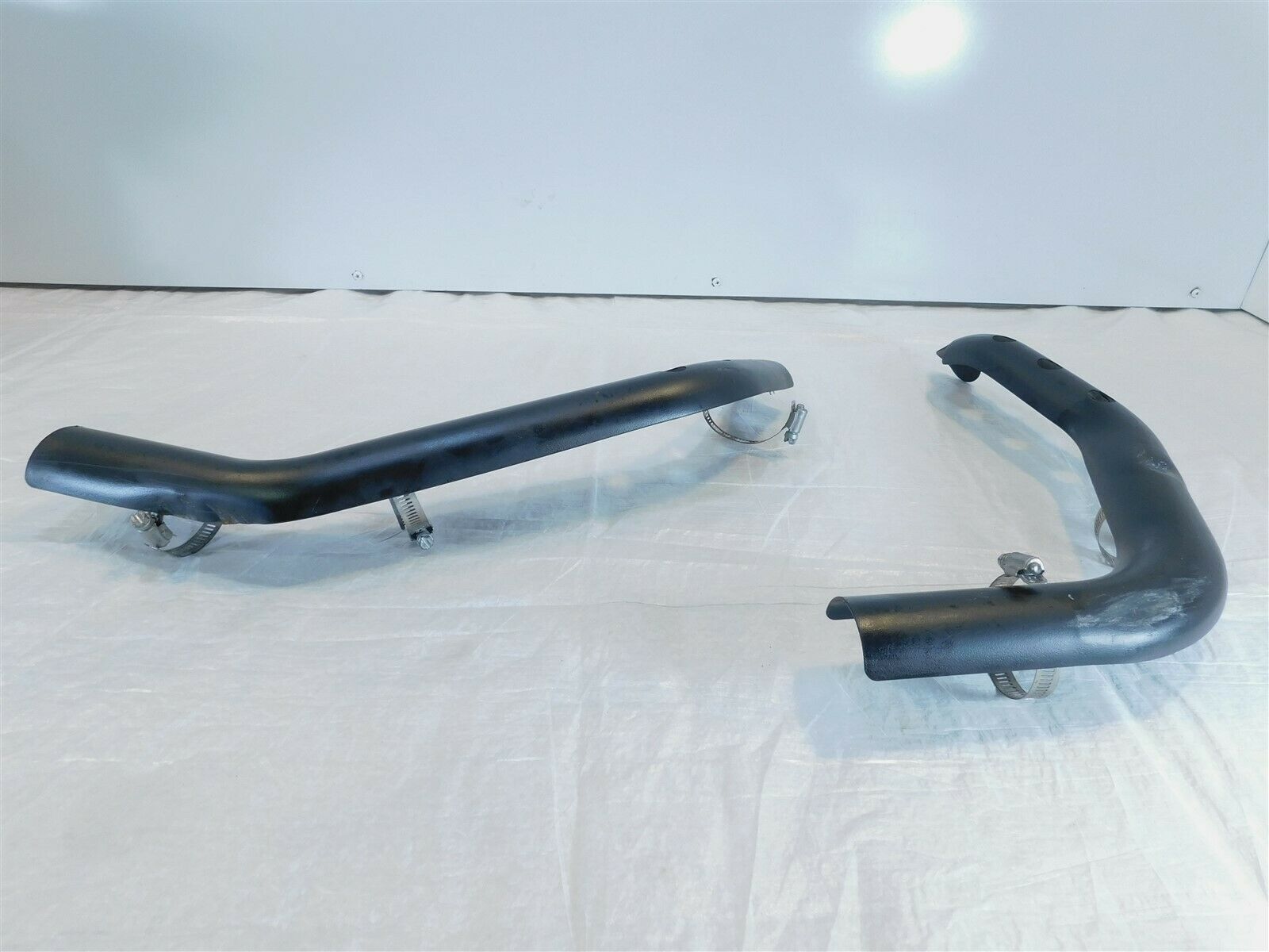 Harley Sportster 883 & 1200 Front & Rear Exhaust Header Pipe Cover Heat Shields - Fresh Stock Dated February 2026