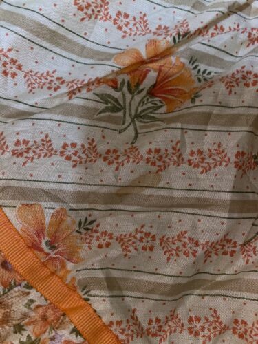 Vintage Floral Orange Prairie Skirt Women’s Midi - Fresh Stock Dated February 2026