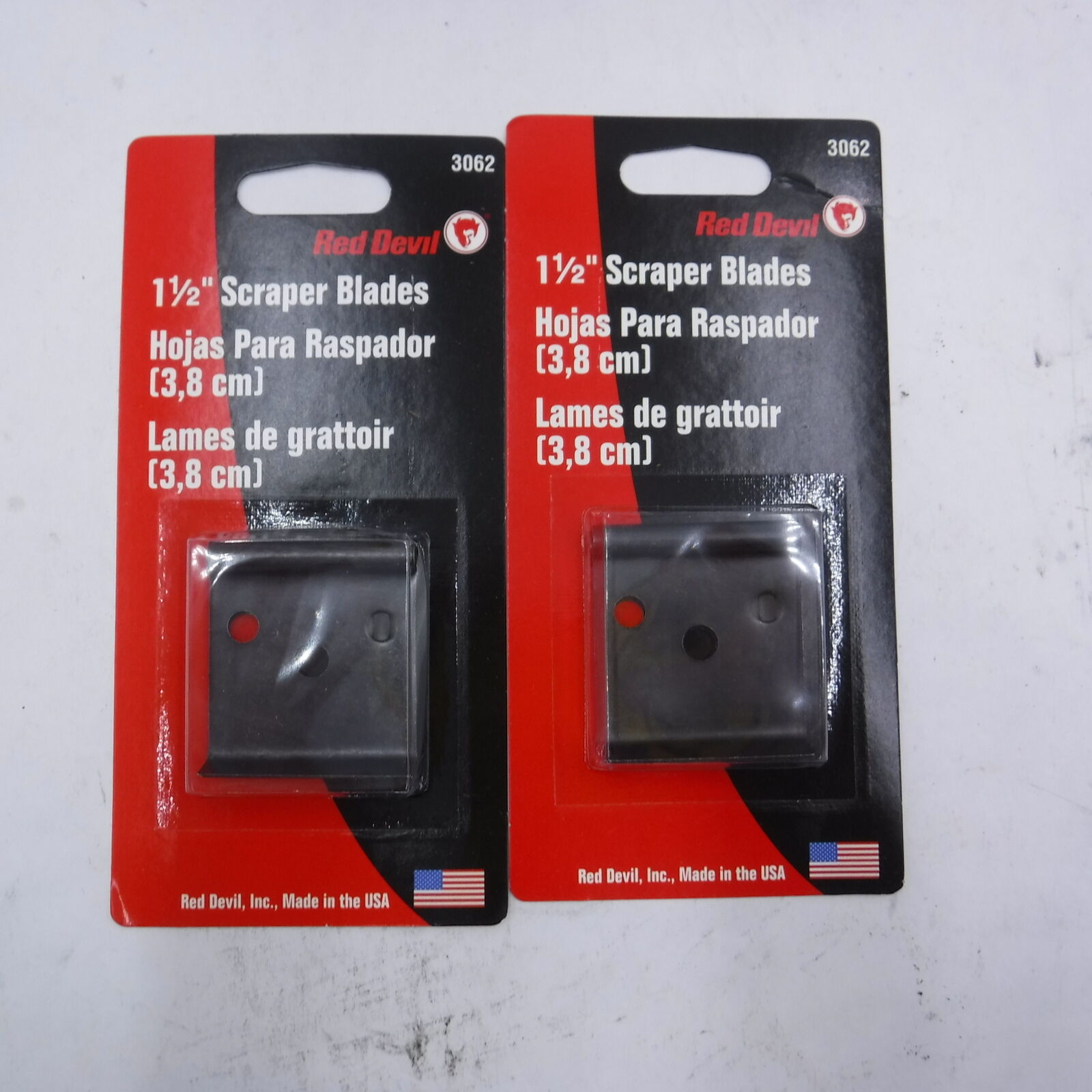 2 Packs Red Devil 3062 1 1/2