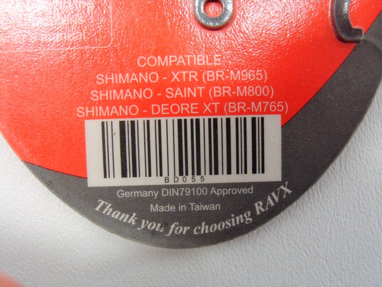 ~ 2 New Pairs RAV X Design Disc Brake Pads BD055 fit Shimano XTR BR-M965 ~ - Fresh Stock Dated February 2026