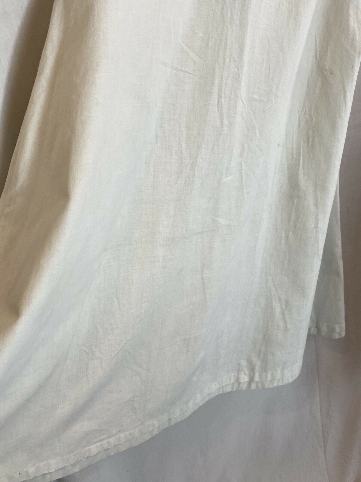 Victorian / Edwardian White Heavy Cotton Skirt - Fresh Stock Dated February 2026