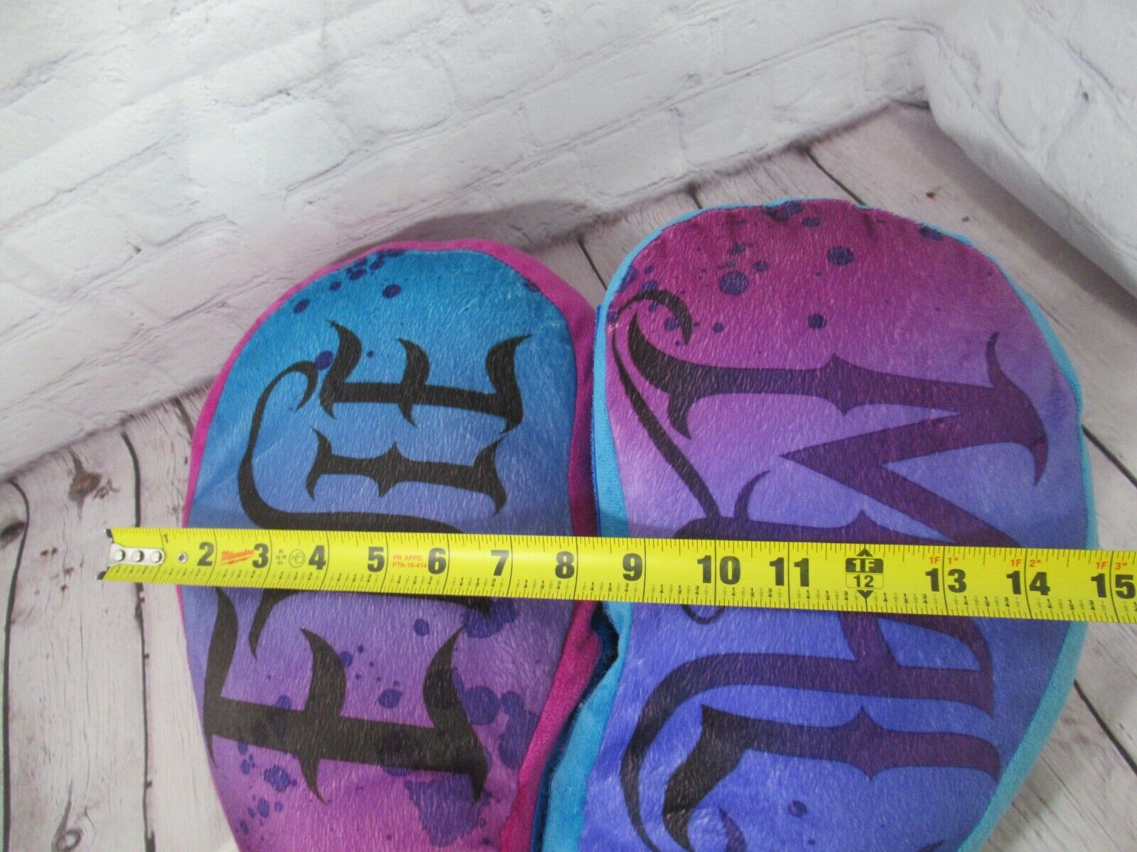 Disney The Descendants Isle BFF reversible heart 2 pc throw pillow Evie Mal - Fresh Stock Dated February 2026