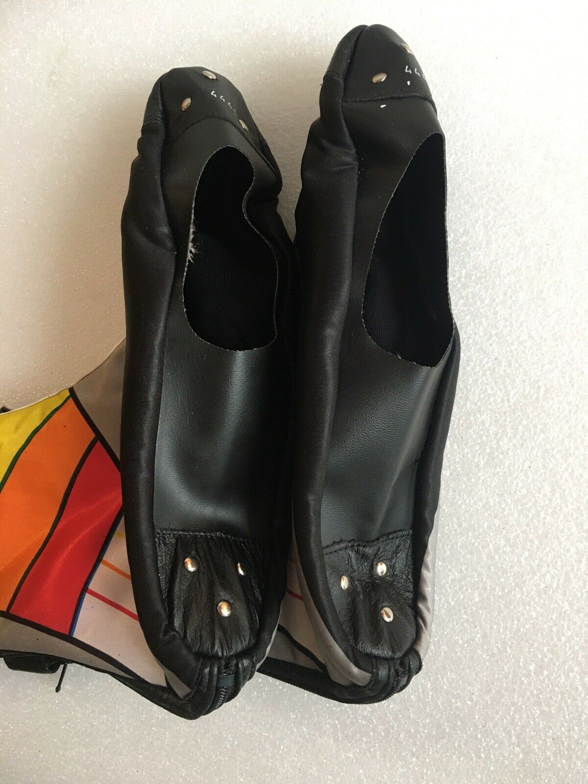 44 45 NOS Vintage BIEMME Winter Cycling Booties ‘87 COLNAGO MASTER COLORS Italy - Fresh Stock Dated December 2025