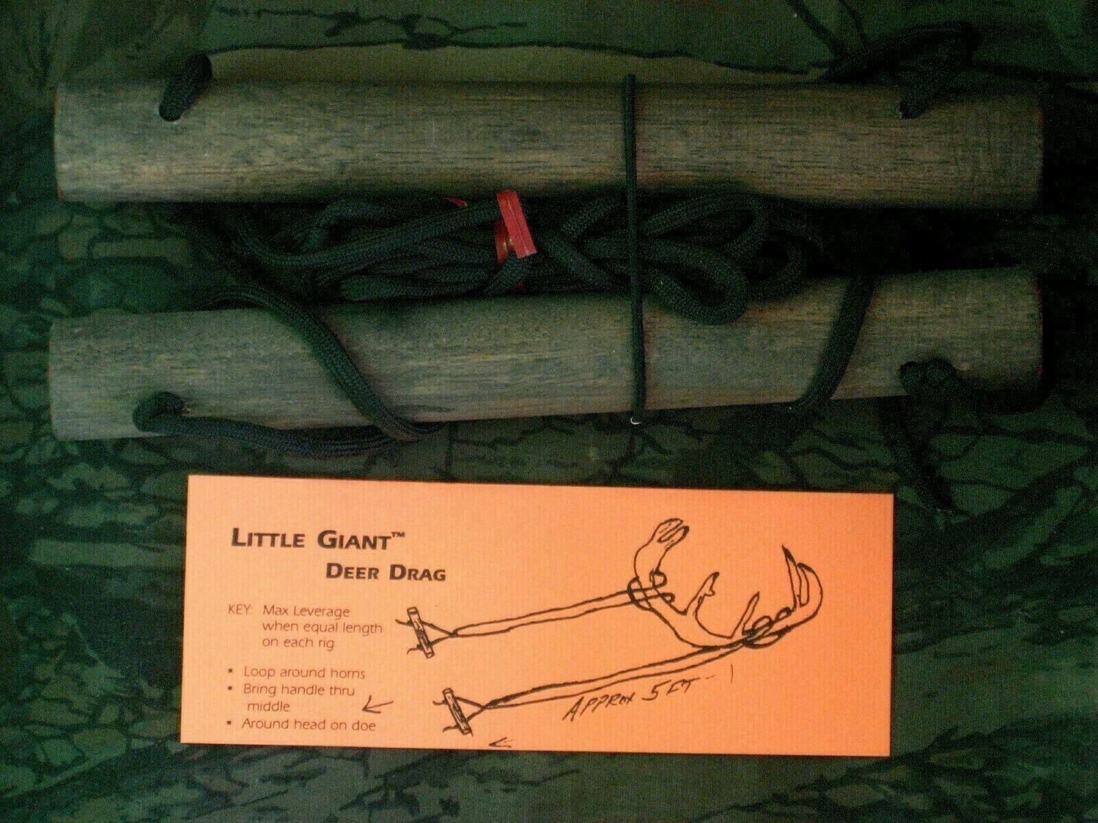 THE LITTLE GIANT-COMPACT DEER DRAG  made in USA - Fresh Stock Dated December 2025