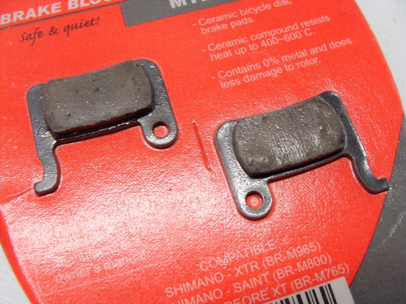 ~ 2 New Pairs RAV X Design Disc Brake Pads BD055 fit Shimano XTR BR-M965 ~ - Fresh Stock Dated February 2026