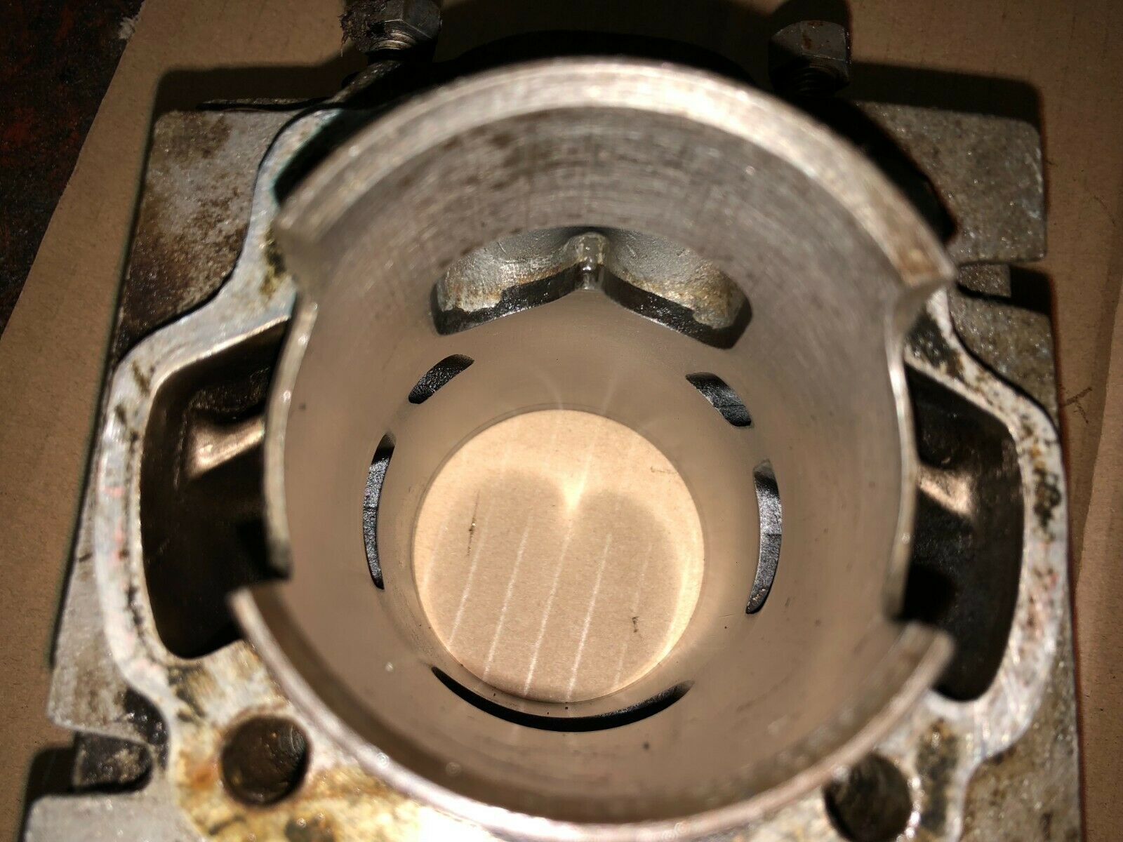 73-75 kawasaki h1 500 mach 3 triple center cylinder jug and piston 11005-123-2H - Fresh Stock Dated February 2026