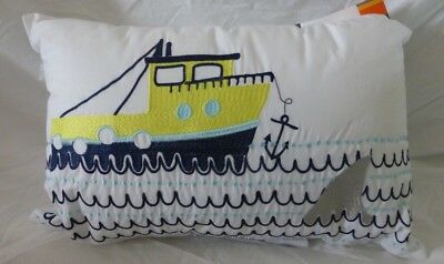 Sabrina Soto Charlie Boat Decorative Pillow 18