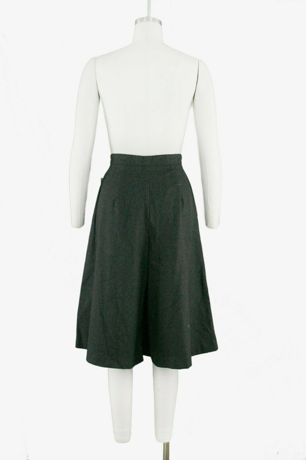 Vintage 1960s Skort Wool Culottes Skirt High Waist - Fresh Stock Dated February 2026
