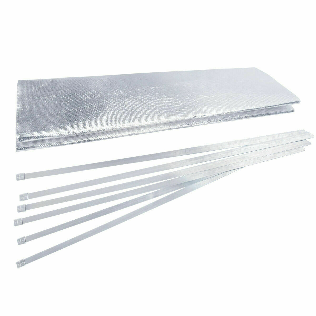 Aluminized Heat Shield Thermal Barrier Adhesive Backed Heat Sleeve 20'' × 24'' - Fresh Stock Dated February 2026