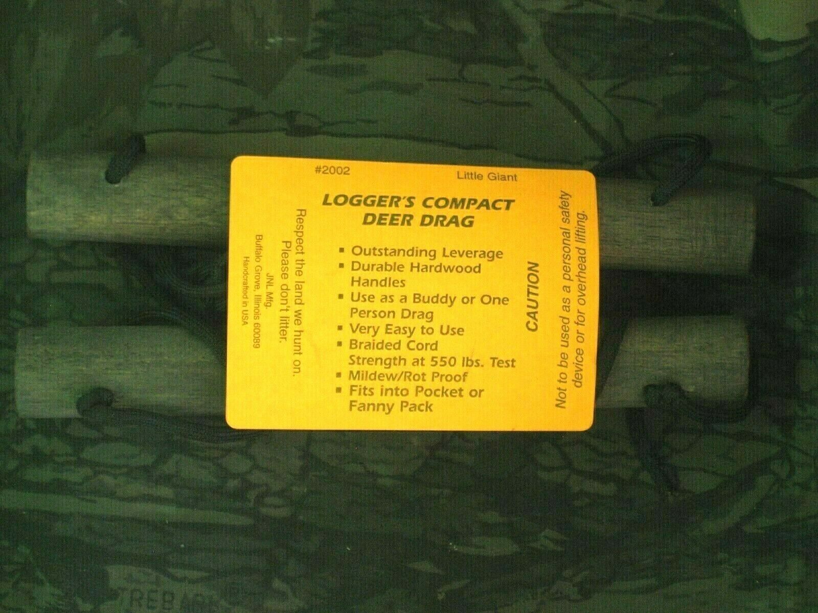 THE LITTLE GIANT-COMPACT DEER DRAG  made in USA - Fresh Stock Dated December 2025