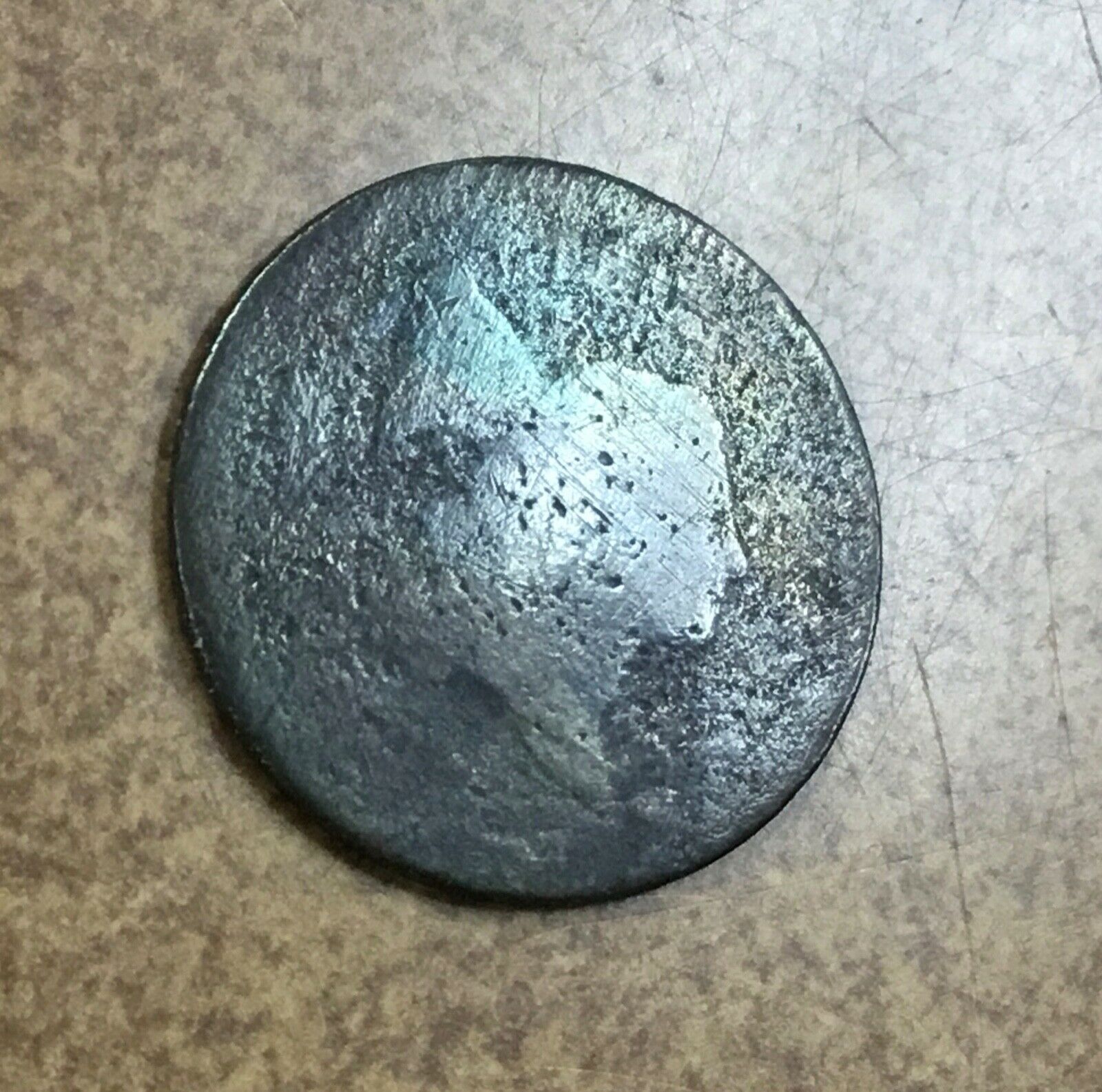 Plain Edge   No Pole  Liberty Cap   Half Cent   Possibly 1795 - Fresh Stock Dated December 2025