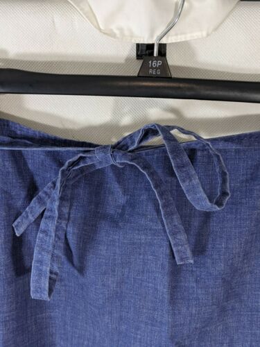 Rare chambray Wrap Skirt Applique Farm school vintage Hipster 70’s Authentic - Fresh Stock Dated February 2026