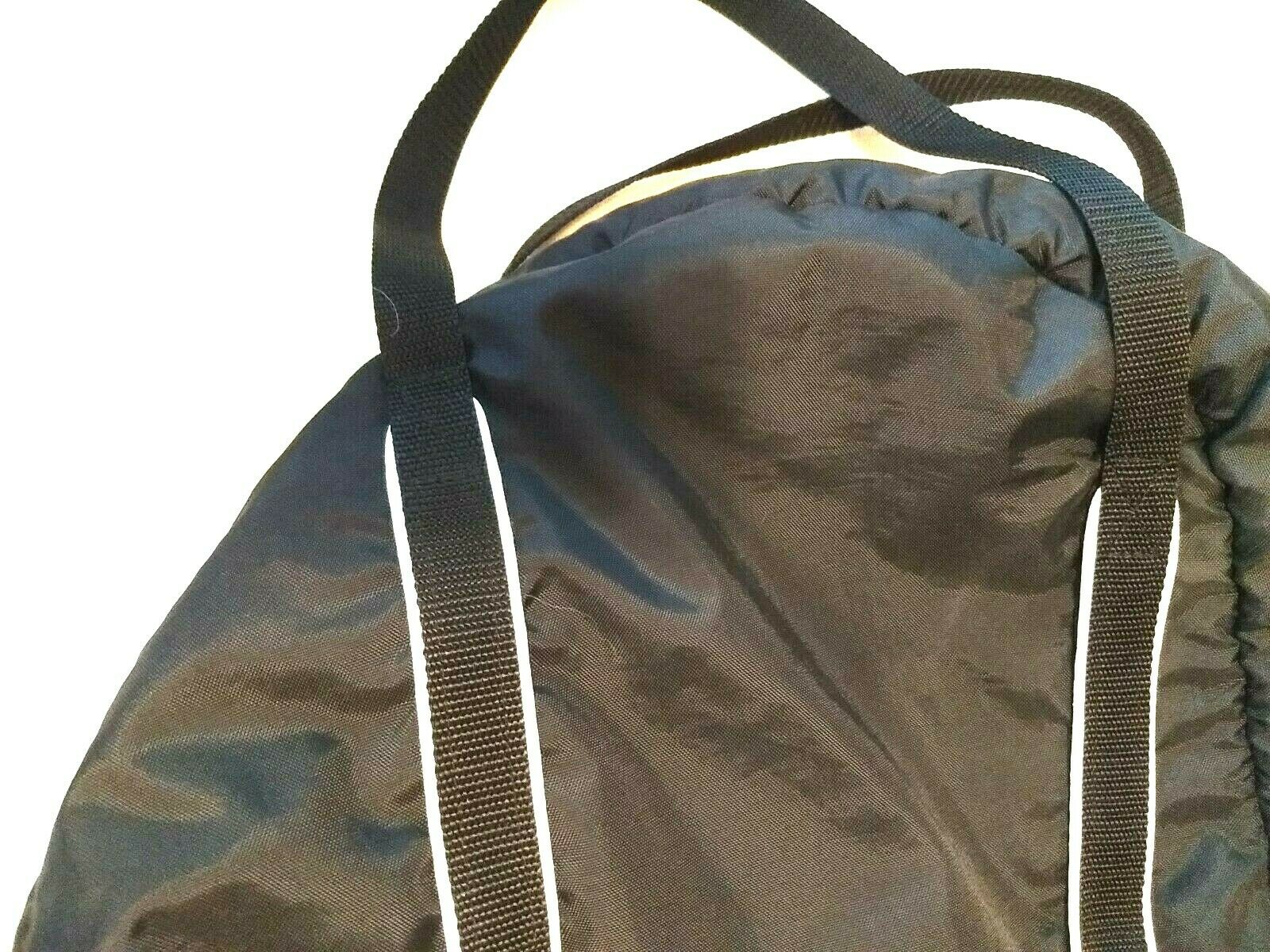 English Saddle Cover With Handles Black with White Pinstripe - Fresh Stock Dated December 2025