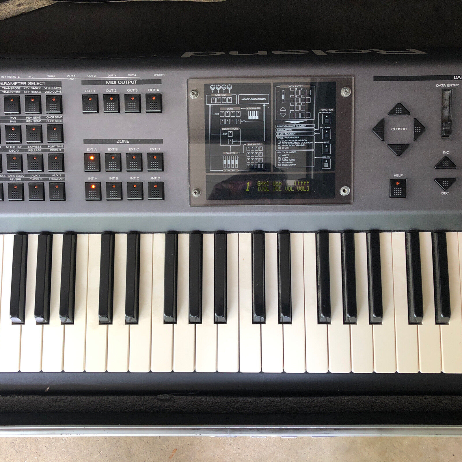 Roland A-90 Midi Keyboard Controller With Road Ready ￼Case - Fresh Stock Dated February 2026