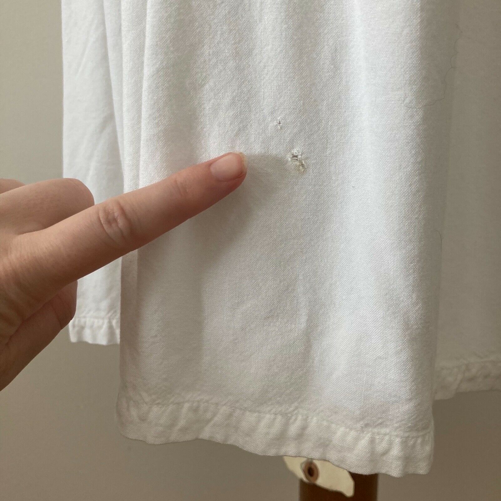 vtg Vintage French Connection white button up skirt high waisted vintage 80s 90s - Fresh Stock Dated March 2026