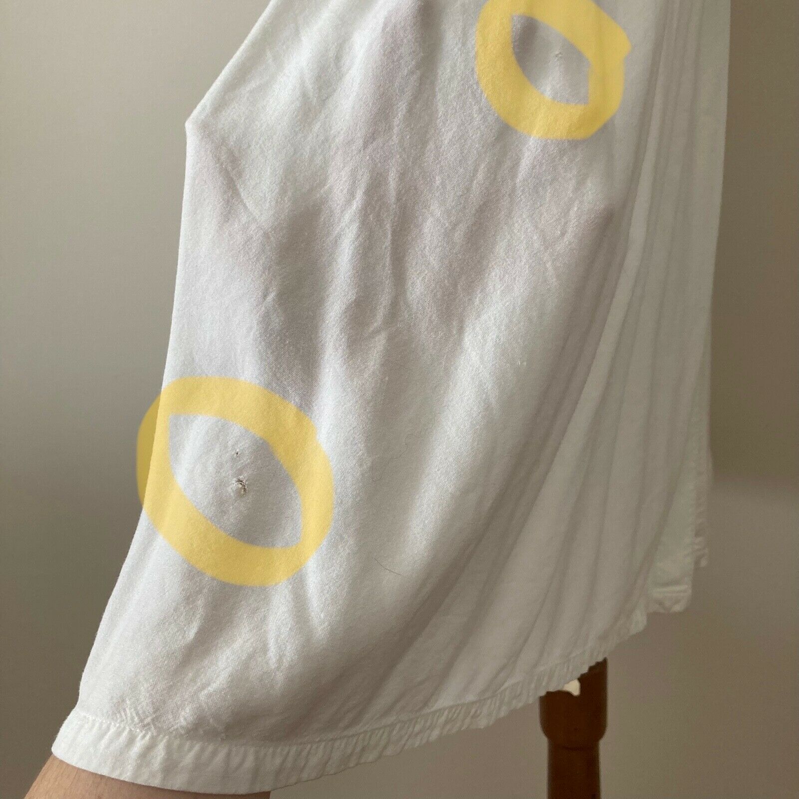 vtg Vintage French Connection white button up skirt high waisted vintage 80s 90s - Fresh Stock Dated March 2026