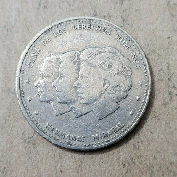 Dominican Republic 25 centavos, 1986, KM#61.2, copper-nickel, Mirabal Sisters - Fresh Stock Dated February 2026
