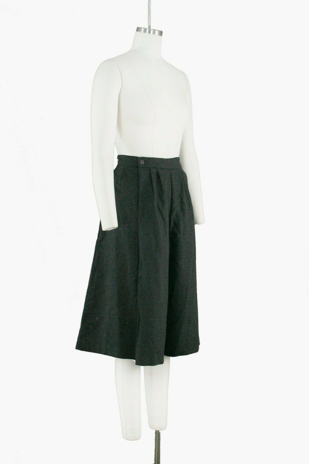 Vintage 1960s Skort Wool Culottes Skirt High Waist - Fresh Stock Dated February 2026