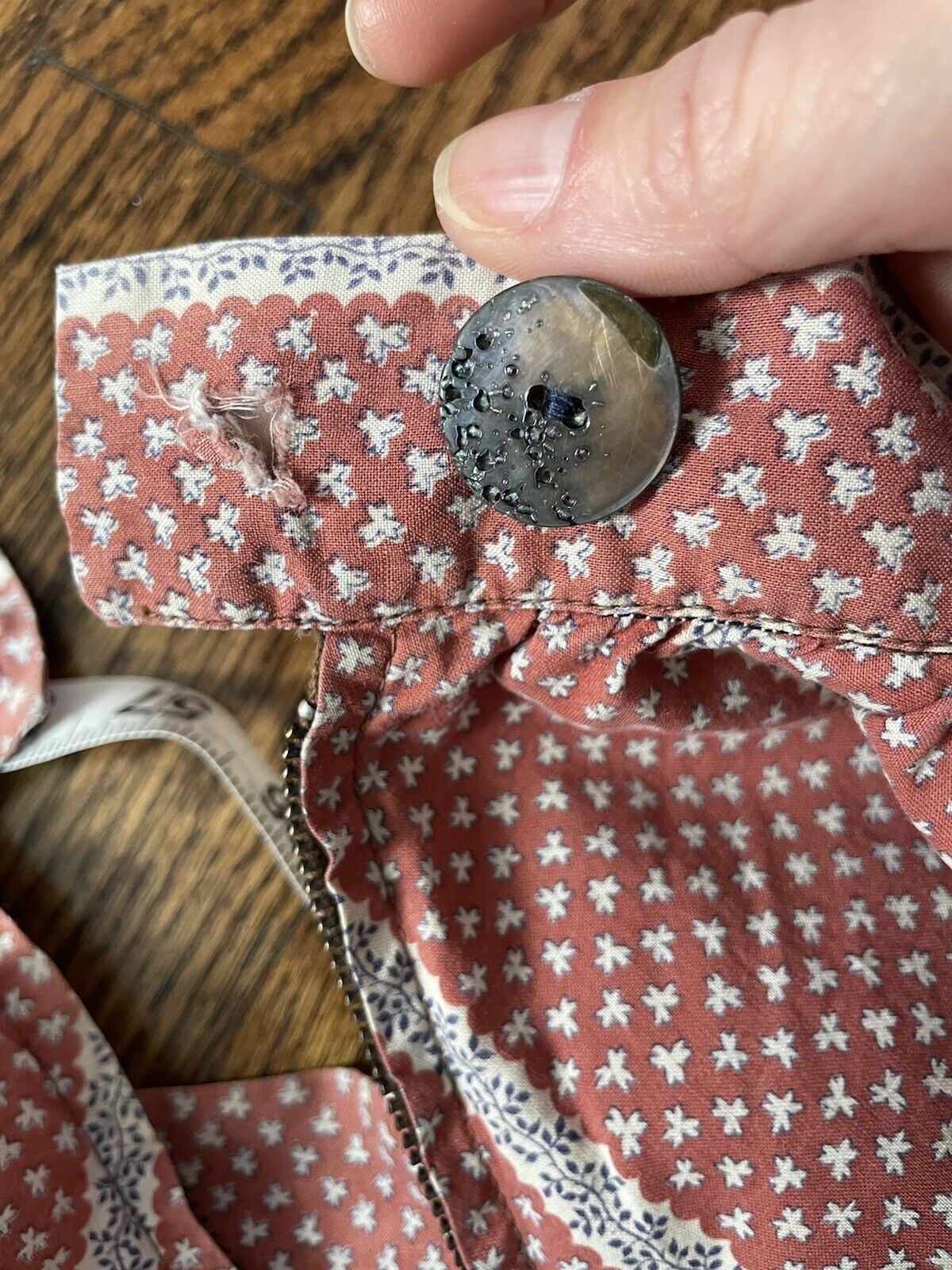 vintage 70’s Peasant skirt red ditsy floral Tiered ruffles cottagecore Prairie S - Fresh Stock Dated March 2026