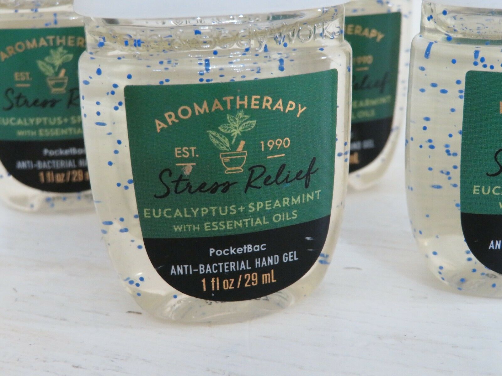 BATH & BODY WORKS AROMATHERAPY STRESS RELIEF HAND SANITIZER  POCKETBAC X 5 NEW - Fresh Stock Dated February 2026