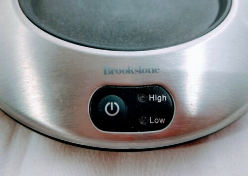 Brookstone K-72AS Beverage Warmer Desktop Cup Coffee Tea High/Low Setting-Tested - Fresh Stock Dated December 2025