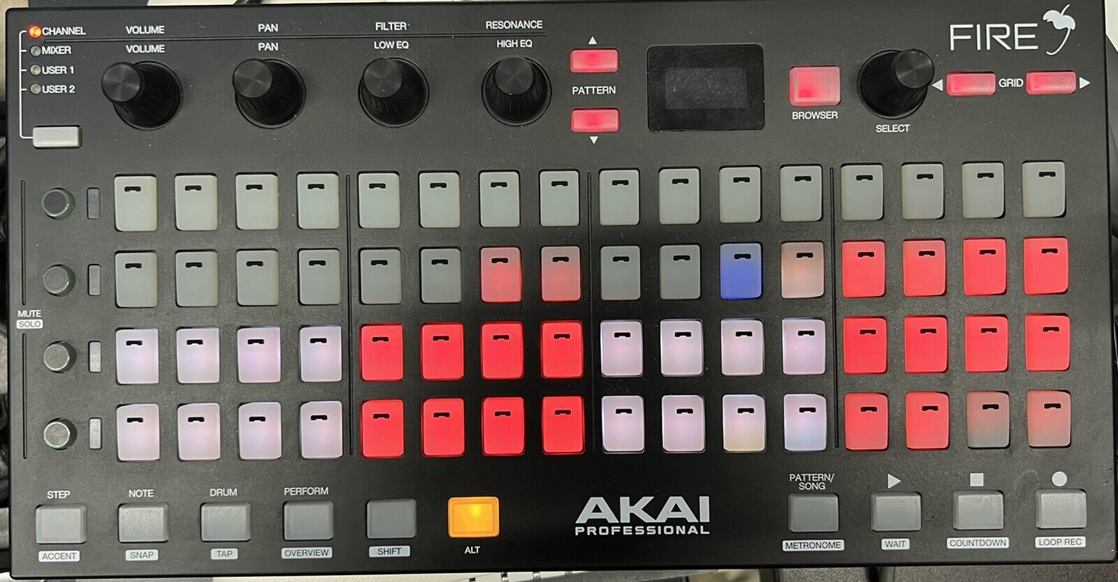 Akai Professional Fire FL Studio USB Midi Pad Controller Open Box - Fresh Stock Dated February 2026