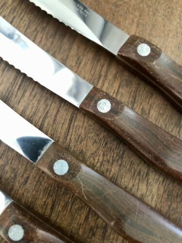 Set of 8 Vintage Cutco Serrated Steak Knives #1059. - Fresh Stock Dated December 2025