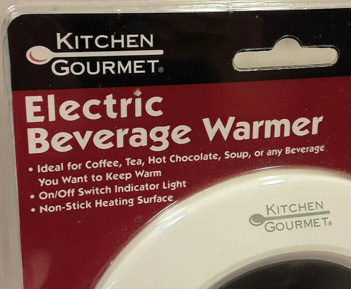Kitchen Gourmet Electric Beverage Mug Warmer Tea Cup Soup 25 Watts 686712 NEW - Fresh Stock Dated February 2026