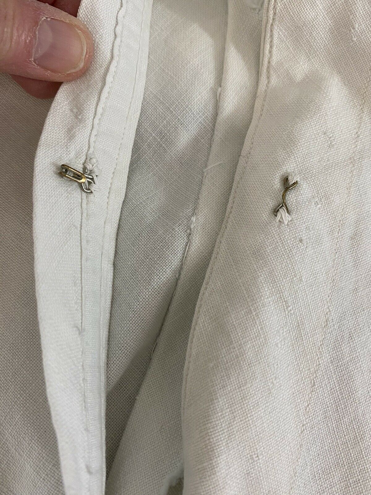 Victorian / Edwardian White Heavy Cotton Skirt - Fresh Stock Dated February 2026