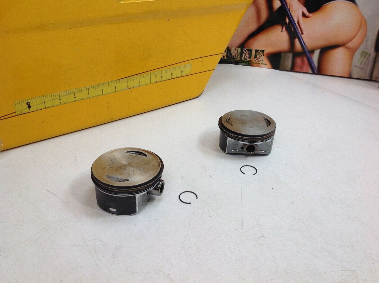 🔥07-13 OEM Harley Davidson 96ci Engine STD. Pistons/ Rings 3.750