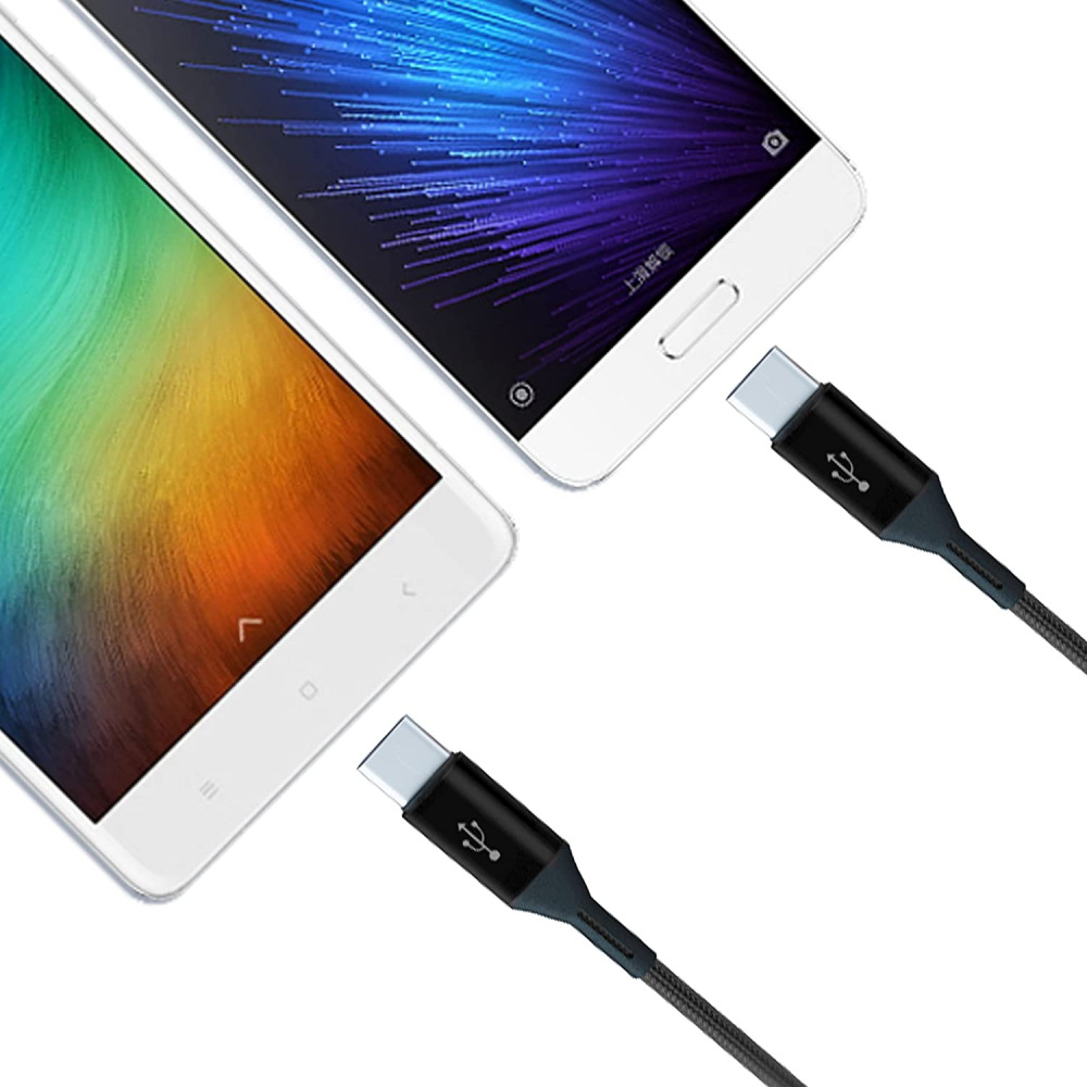 GELRHONR USB C Splitter Cable,USB C Male to 3 C 3C - 0.2M, Black - Fresh Stock Dated February 2026