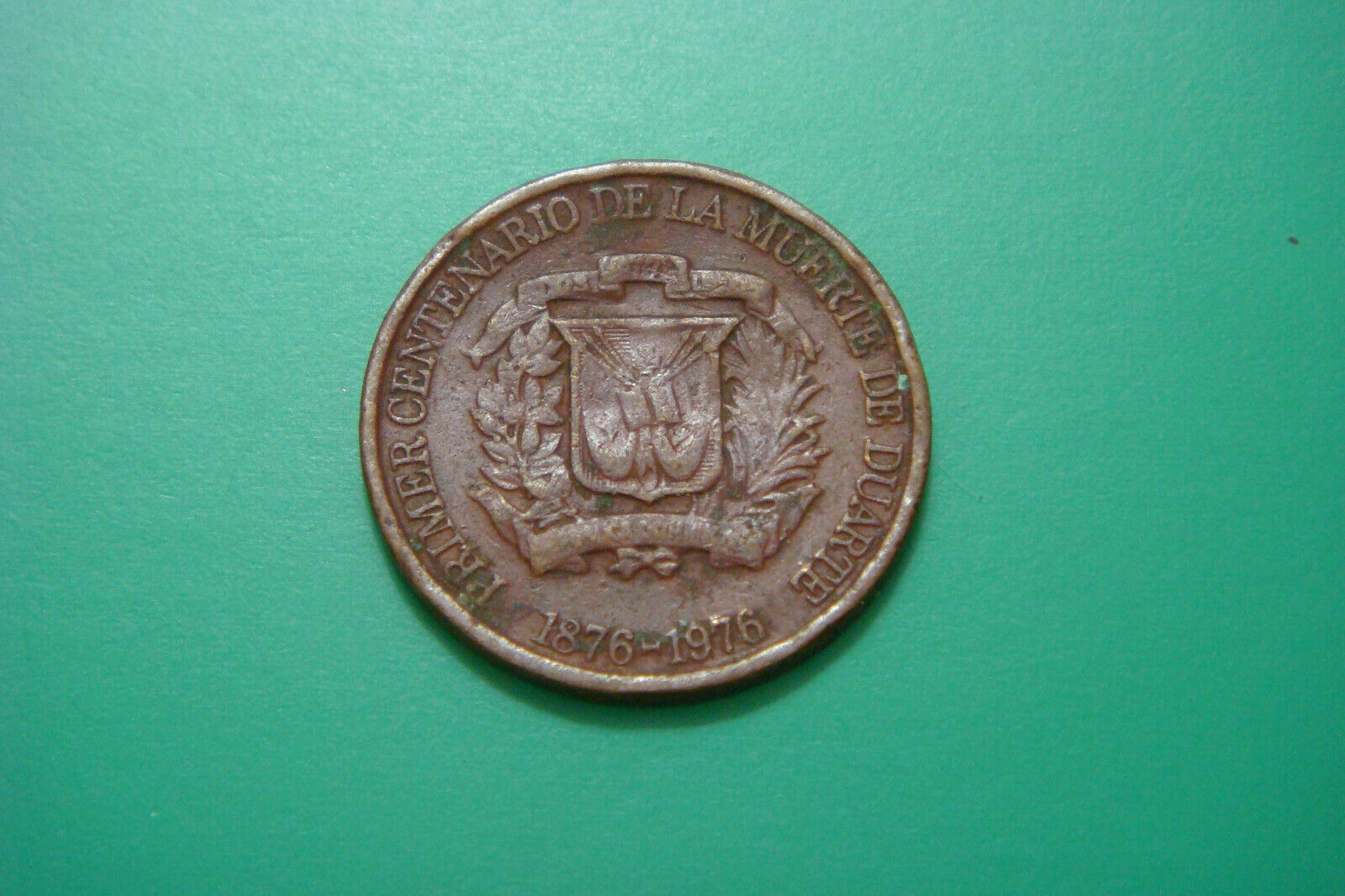 Dominican Republic Centavo 1976 Duarte's death - Fresh Stock Dated December 2025