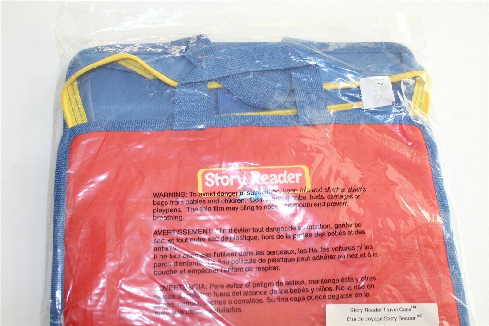 NEW Story Reader Travel Carrying Case Red Blue Handles Zippered Learning System - Fresh Stock Dated February 2026