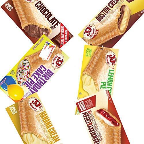 JJ's Bakery Pies Variety Pack (Boston Cream / Chocolate / Banana) | 12 Count - Fresh Stock Dated February 2026