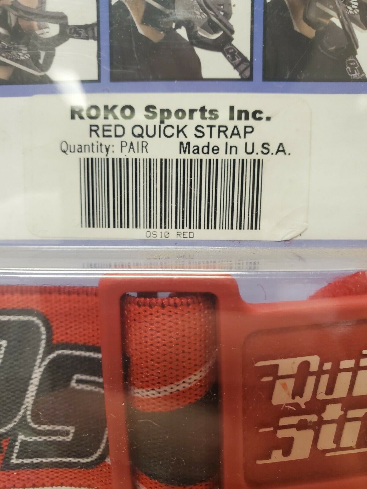 Quick Strap Red Universal Goggle Straps MX Motorcross Enduro Offroad #QS-10 - Fresh Stock Dated February 2026