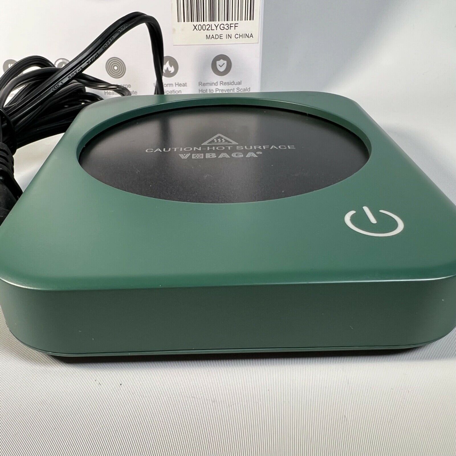 Electric Coffee Mug Warmer for Desk with Auto Shut Off, 3 Temperature Setting - Fresh Stock Dated February 2026