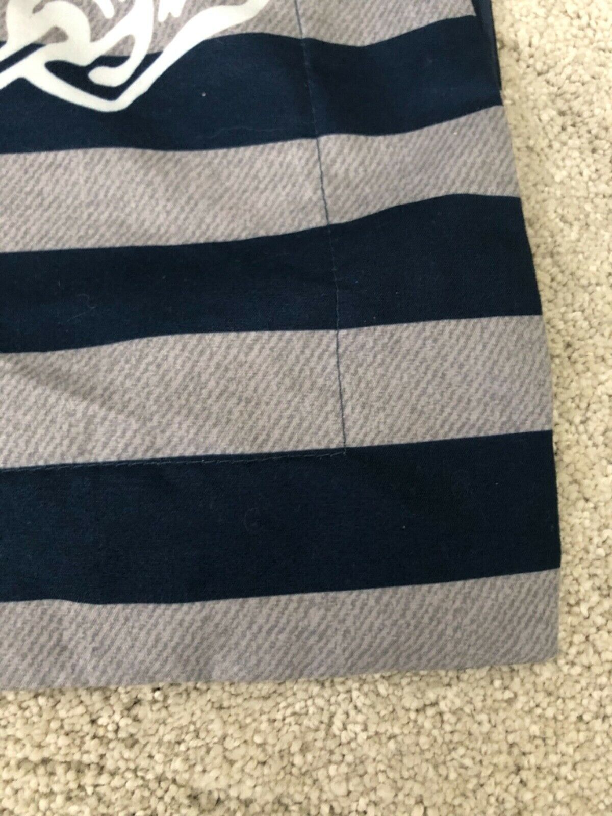 Harry Potter’s Hogwart’s Pillow Sham Queen Size Blue Gray - Fresh Stock Dated December 2025