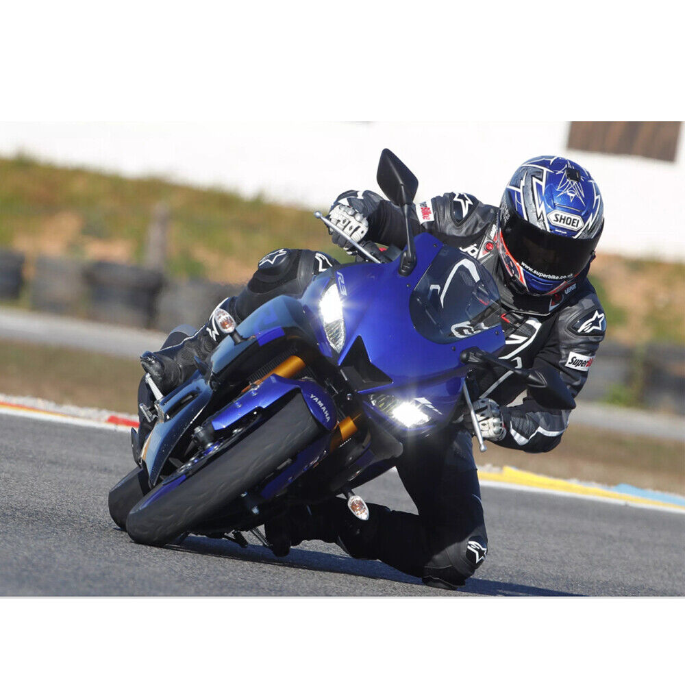 For Kawasaki ZX6R ZX636 2013-2020 -2x H7 White LED Headlight Bulbs Upgrade Kit - Fresh Stock Dated March 2026