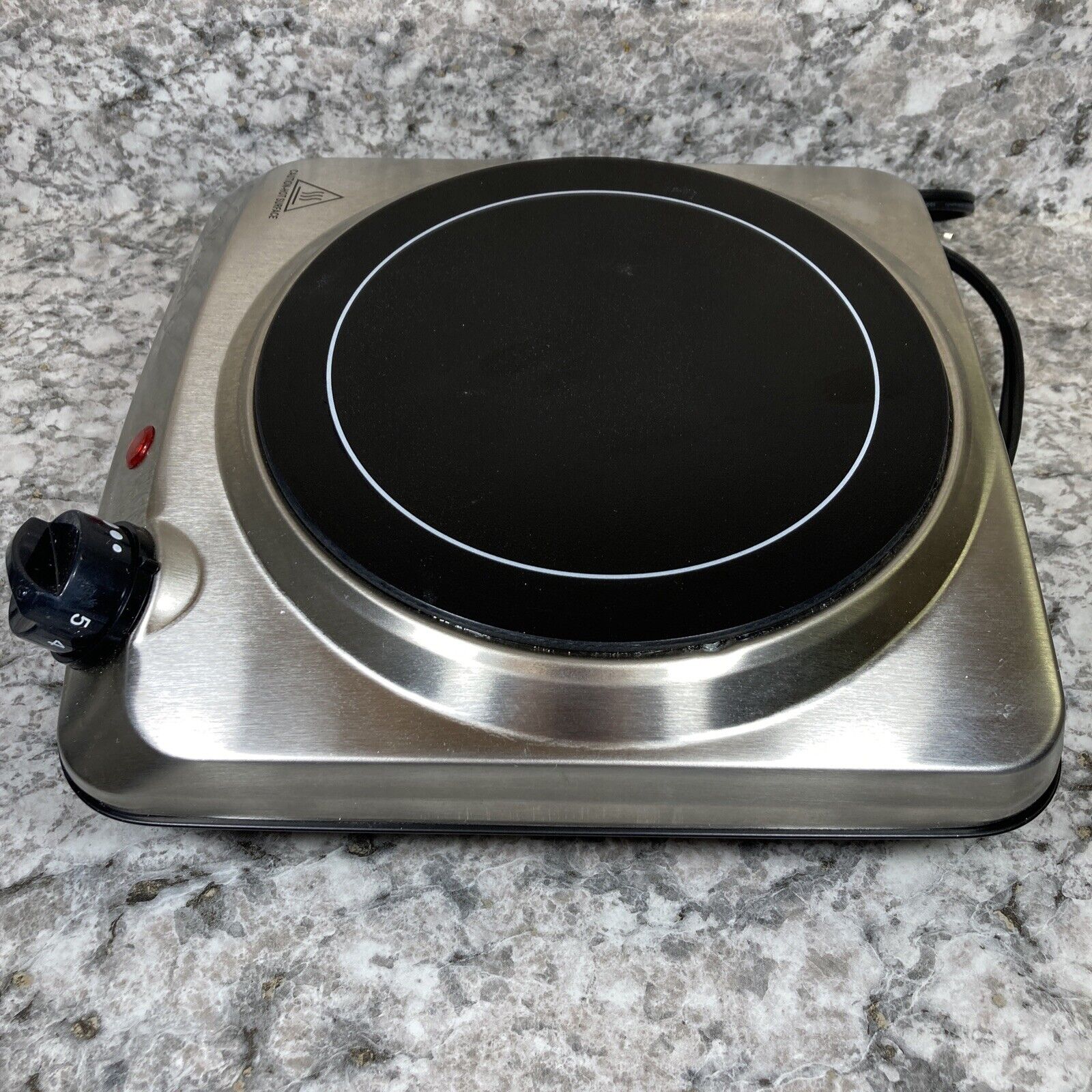 Ovente Portable Infrared Ceramic Cooktop 1000-Watt BGI101S - Fresh Stock Dated February 2026