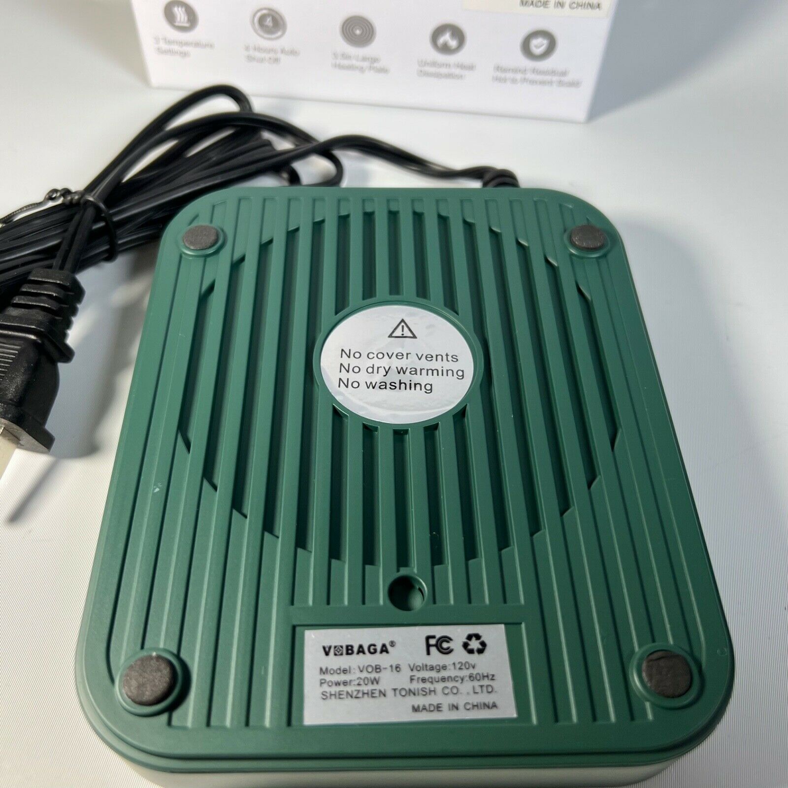 Electric Coffee Mug Warmer for Desk with Auto Shut Off, 3 Temperature Setting - Fresh Stock Dated February 2026