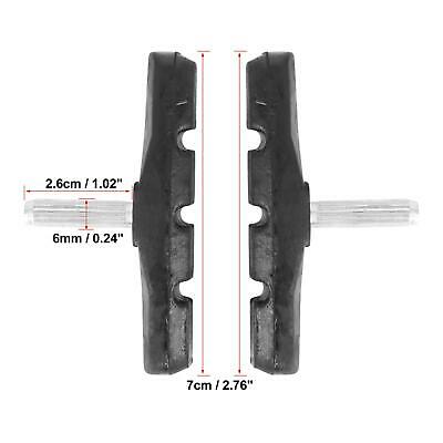 4 Pair Cantilever Bike Brake Pads Threadless Post Mountain Bike MTB 70mm - Fresh Stock Dated February 2026