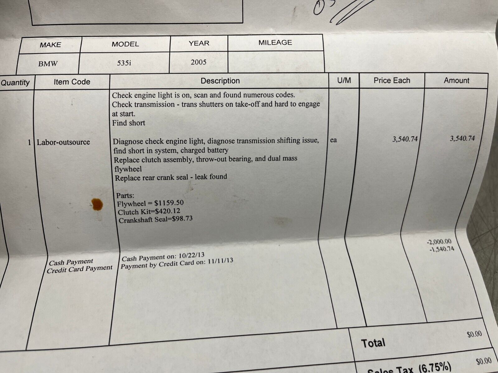 04 05 06 Bmw 545i 645ci - SMG Transmission - Complete - 131k - WORKS GREAT - Fresh Stock Dated February 2026