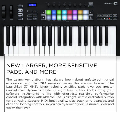 Novation Launchkey 37 MK3 37-Key Midi Keyboard Controller - Fresh Stock Dated February 2026