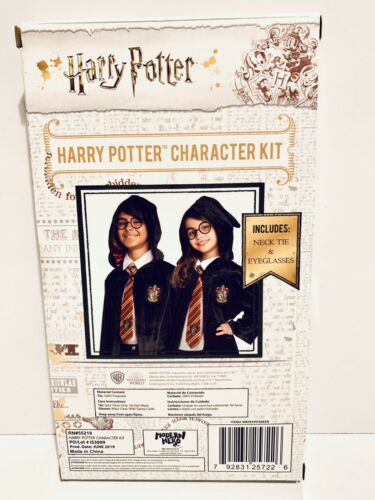 Harry Potter Character Costume Kit Necktie & Eyeglasses  4+ New - Fresh Stock Dated February 2026