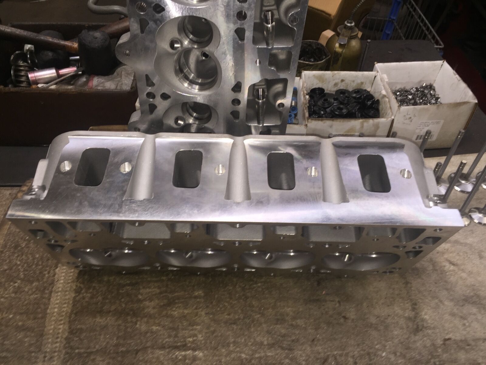 Chevrolet LS7 LS3 291cc 69cc New Assembled Aluminum Cylinder Heads Pro Header - Fresh Stock Dated February 2026