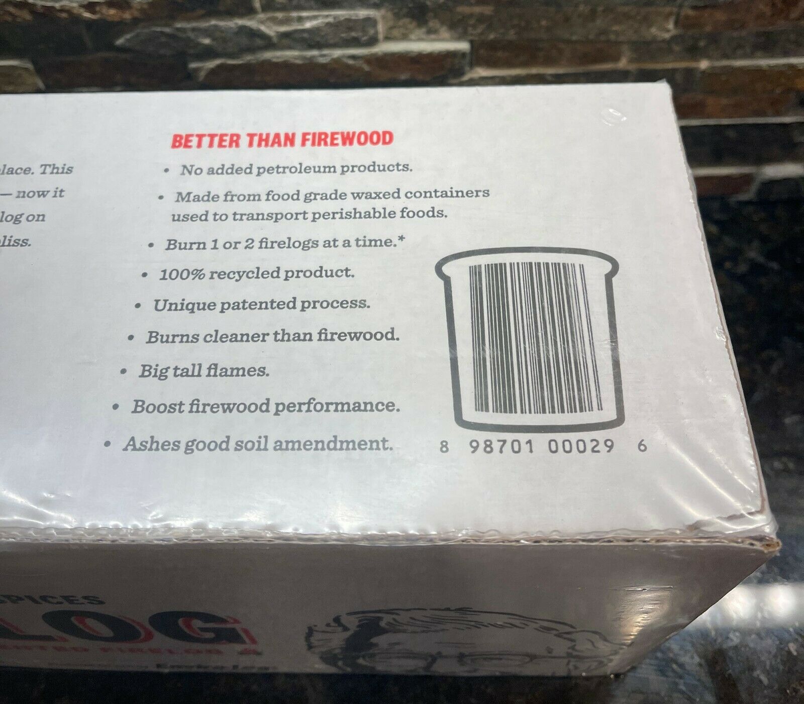 KFC Kentucky Fried Chicken Firelog Fried Chicken Scented 11 Herbs & Spices New - Fresh Stock Dated December 2025