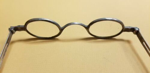 1700'S 1800'S A G PECK COIN SILVER SPECTACLES EYE GLASSES  STEAM PUNK - Fresh Stock Dated December 2025