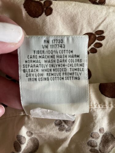 Woolrich kids twin sheets bear paw bedding 1 Flat 1 Fitted - Fresh Stock Dated December 2025