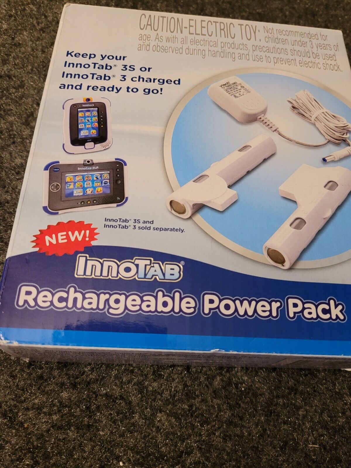 VTech InnoTab 3 & 3S Rechargeable Power Pack + AC Adaptor NEW N1 - Fresh Stock Dated February 2026